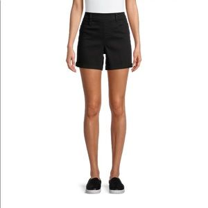 Black Time and Tru stretch shorts, 5” inseam, size Large (12/14)